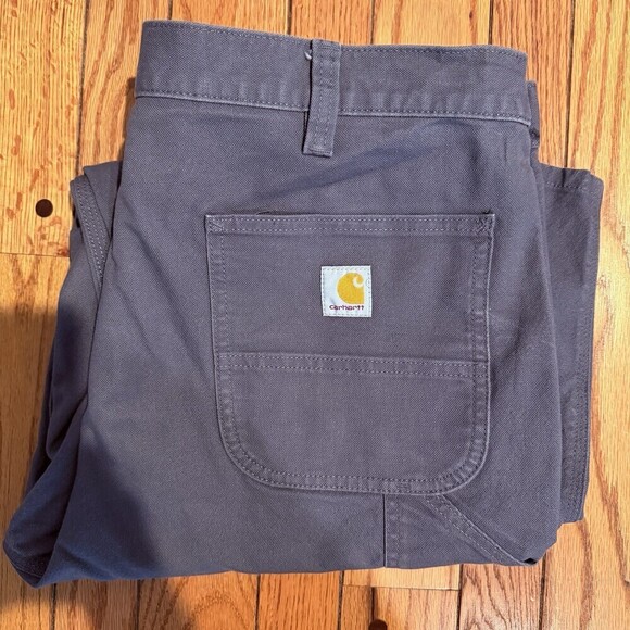 Carhartt Other - Carhartt Relaxed Straight Rugged Flex Duck Dungaree 38x34 103279 Gravel Gray